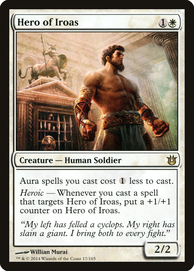 Hero of Iroas 17/165 (Born of the Gods)  | Good Games Cannington