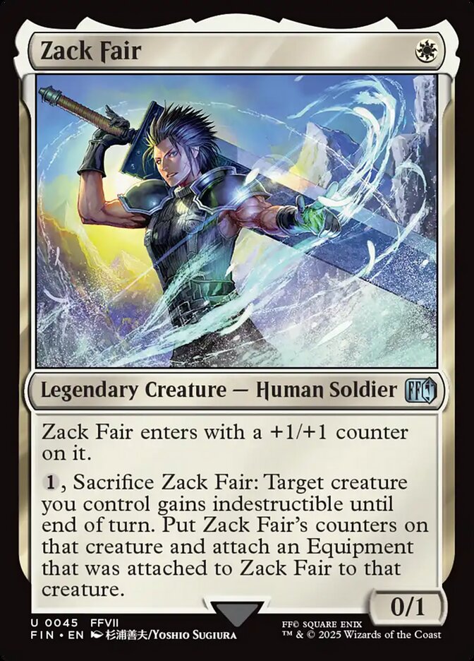 Zack Fair 45/309 (FINAL FANTASY)  | Good Games Cannington