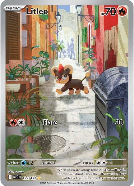 Litleo 139/132 (ME01: Mega Evolution)  - Holofoil | Good Games Cannington