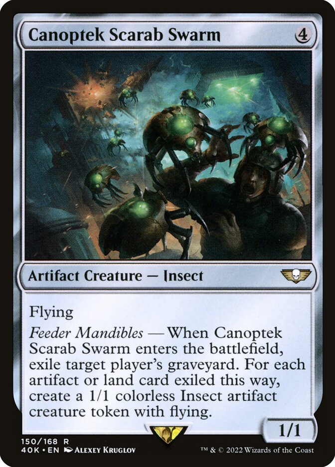 Canoptek Scarab Swarm 150 (Universes Beyond: Warhammer 40,000)  | Good Games Cannington
