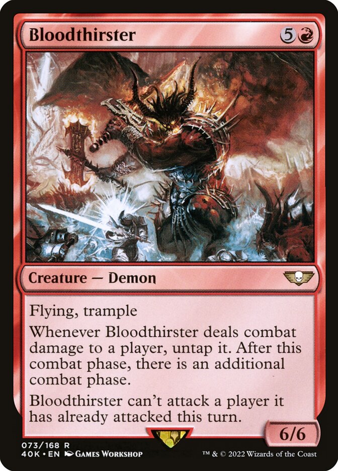 Bloodthirster 73/617 (Universes Beyond: Warhammer 40,000)  | Good Games Cannington
