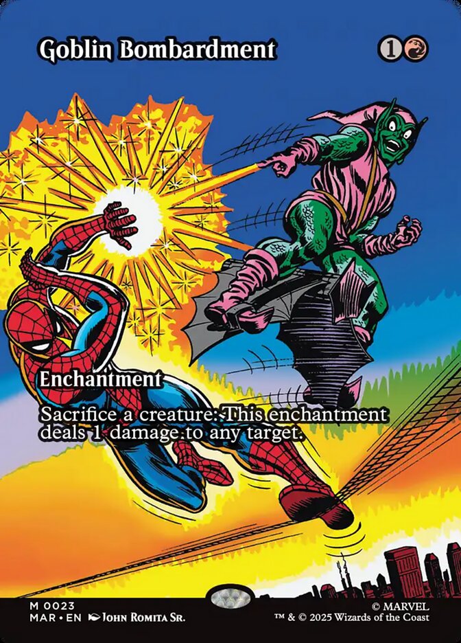 Goblin Bombardment 23 (Marvel Universe Eternal-Legal)  - Borderless | Good Games Cannington