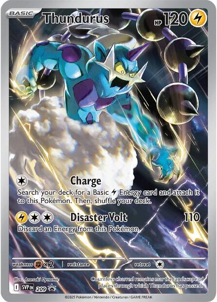 Thundurus 209 (SV: Scarlet & Violet Promo Cards)  - Holofoil | Good Games Cannington