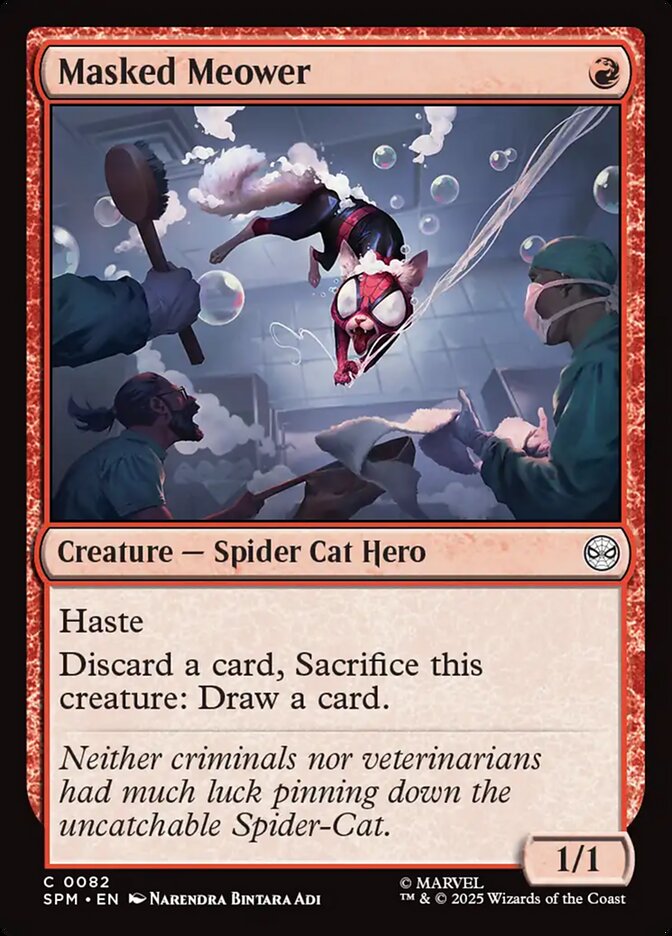 Masked Meower 82 (Marvel's Spider-Man)  - Foil | Good Games Cannington