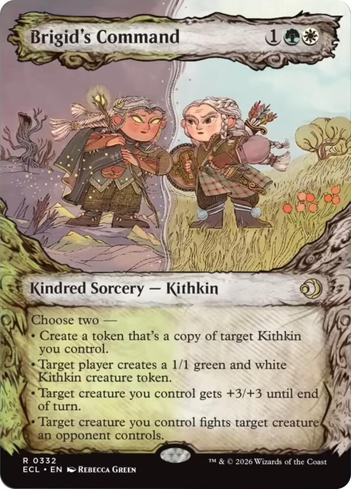 Brigid's Command 332/273 (Lorwyn Eclipsed)  - Showcase Foil | Good Games Cannington