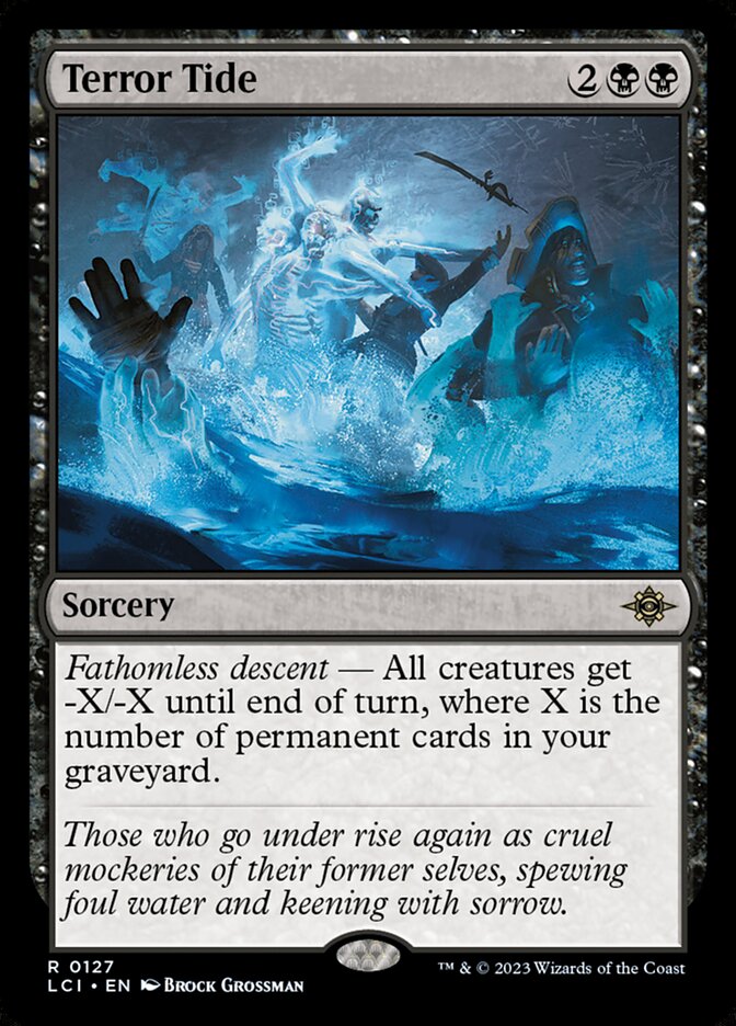 Terror Tide 127 (The Lost Caverns of Ixalan)  - Foil | Good Games Cannington