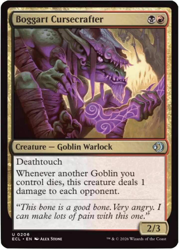 Boggart Cursecrafter 206 (Lorwyn Eclipsed)  - Foil | Good Games Cannington