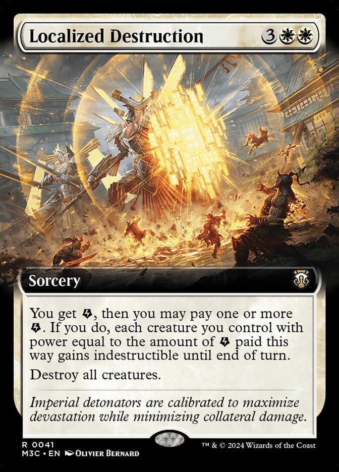 Localized Destruction 41/411 (Commander: Modern Horizons 3)  - Extended Art | Good Games Cannington