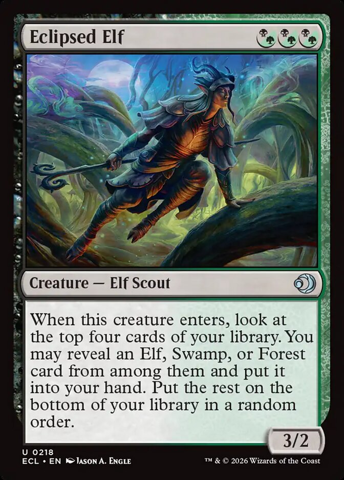 Eclipsed Elf 218 (Lorwyn Eclipsed)  - Foil | Good Games Cannington