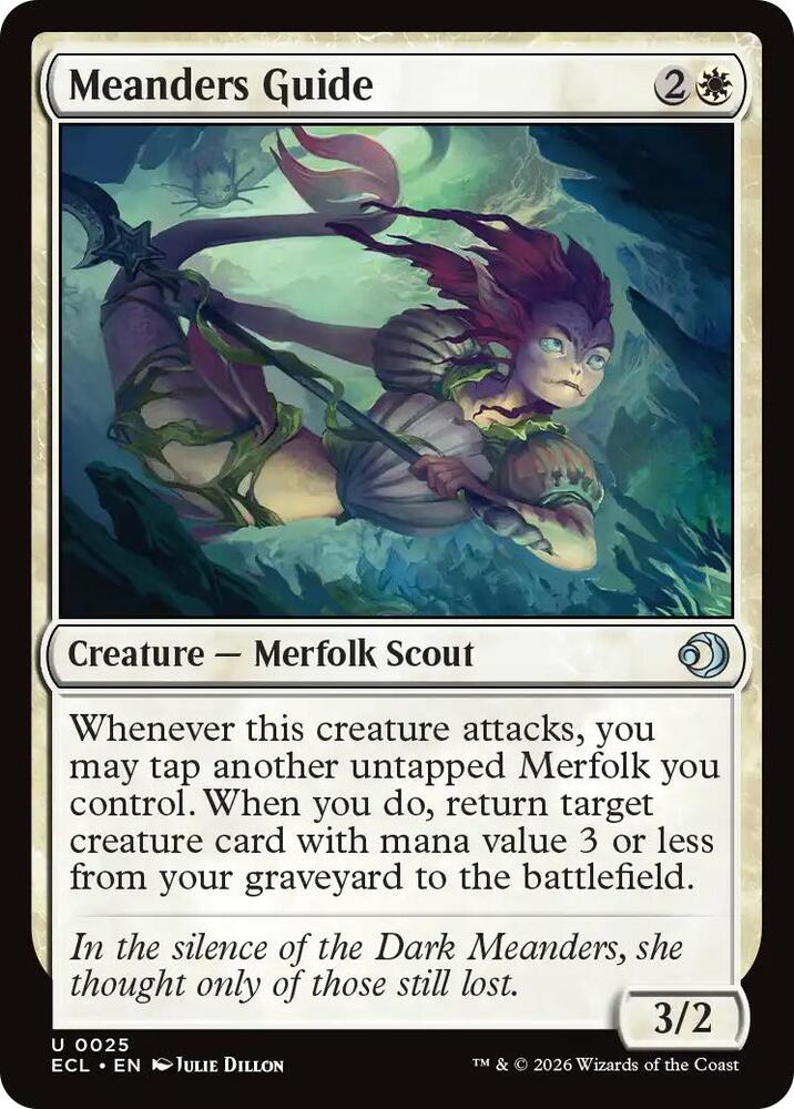 Meanders Guide 25 (Lorwyn Eclipsed)  - Foil | Good Games Cannington