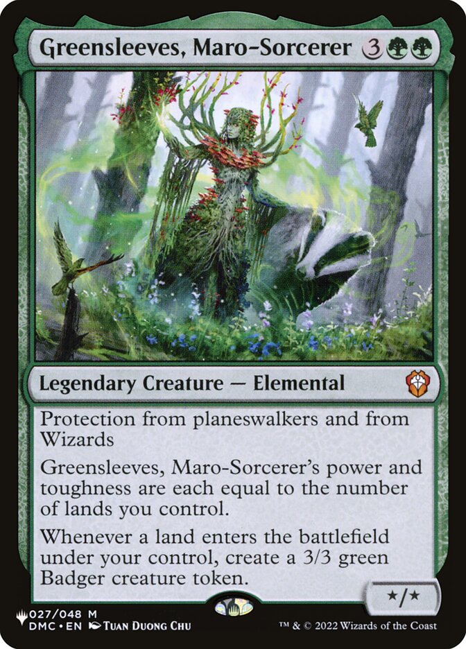 Greensleeves, Maro-Sorcerer 027/048 (The List Reprints)  | Good Games Cannington