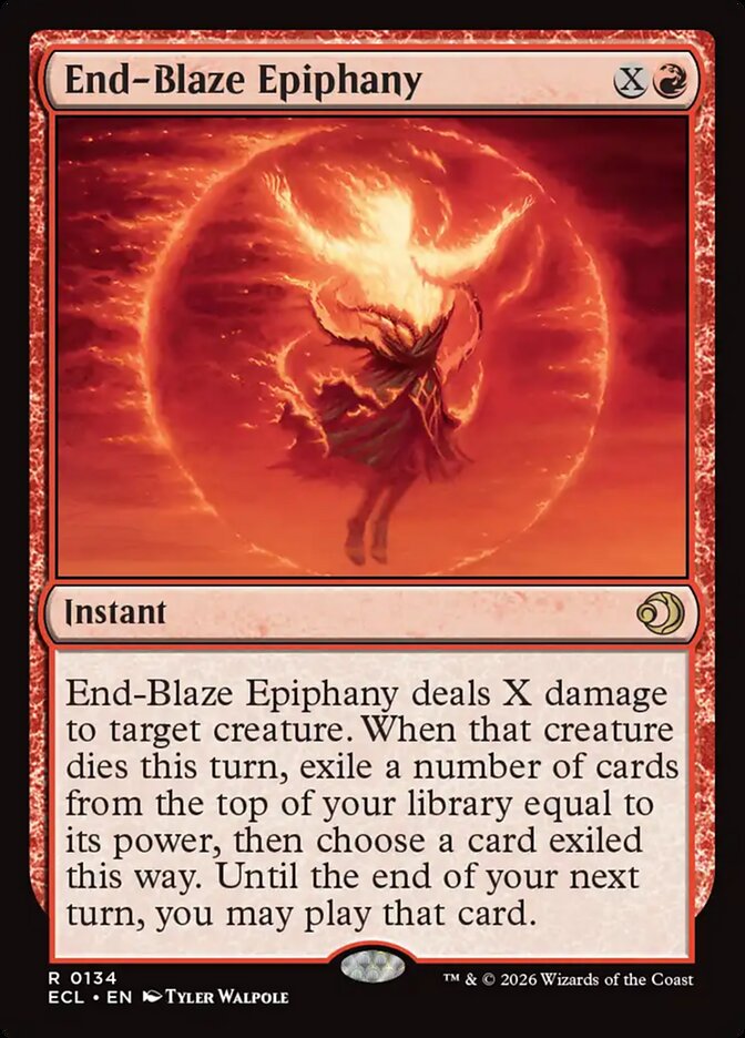 End-Blaze Epiphany 134 (Lorwyn Eclipsed)  - Foil | Good Games Cannington