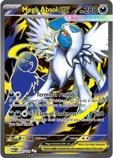 Mega Absol ex 161 132 161/132 (ME01: Mega Evolution)  - Holofoil | Good Games Cannington