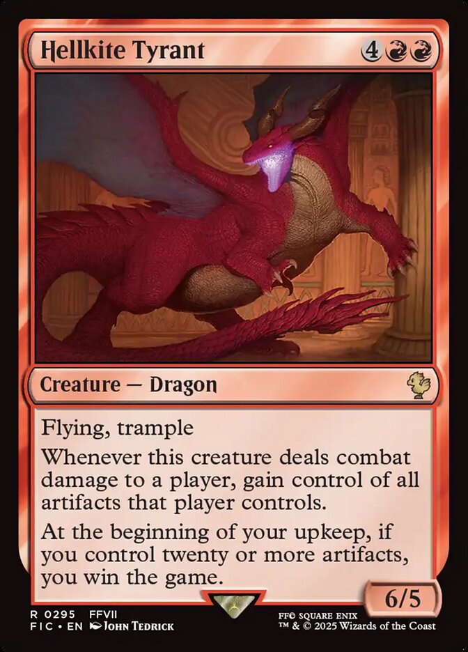 Hellkite Tyrant 295 (Commander: FINAL FANTASY)  | Good Games Cannington