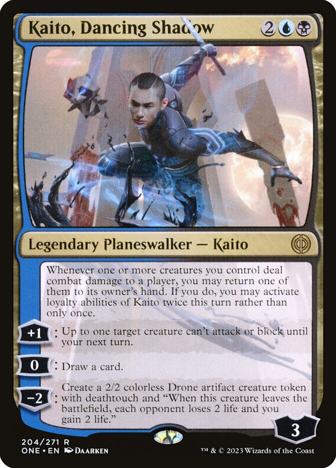Kaito, Dancing Shadow 204/271 (Phyrexia: All Will Be One)  | Good Games Cannington