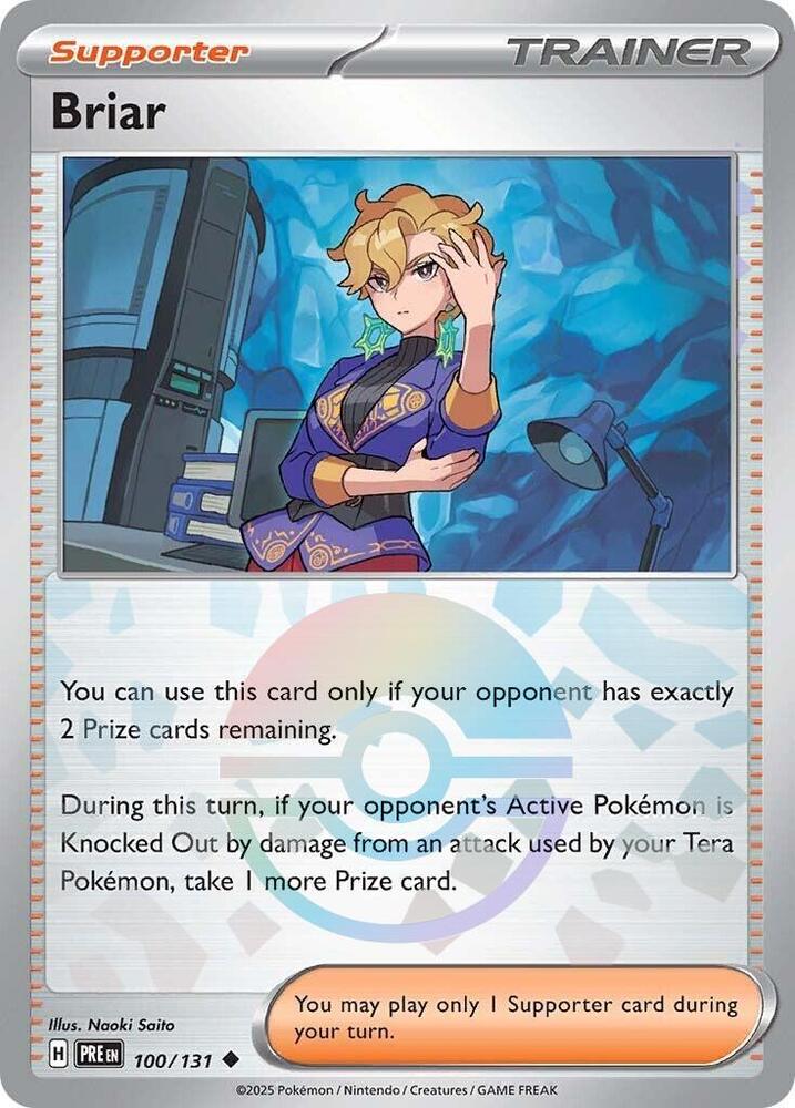Briar 100/131 (SV: Prismatic Evolutions)  - Poke Ball Holofoil | Good Games Cannington
