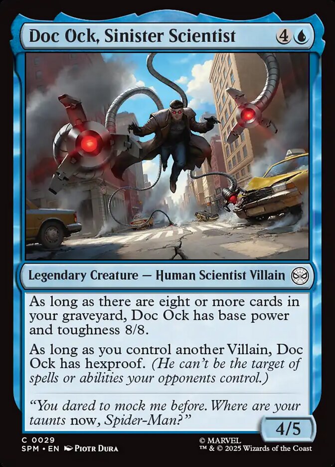 Doc Ock, Sinister Scientist 29 (Marvel's Spider-Man)  - Foil | Good Games Cannington