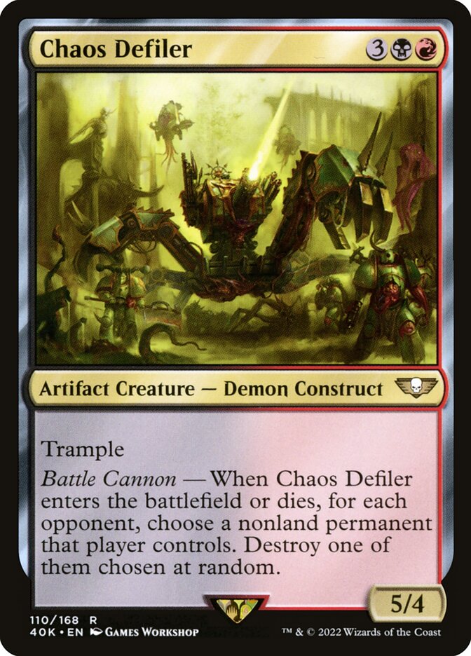 Chaos Defiler 110 (Universes Beyond: Warhammer 40,000)  | Good Games Cannington