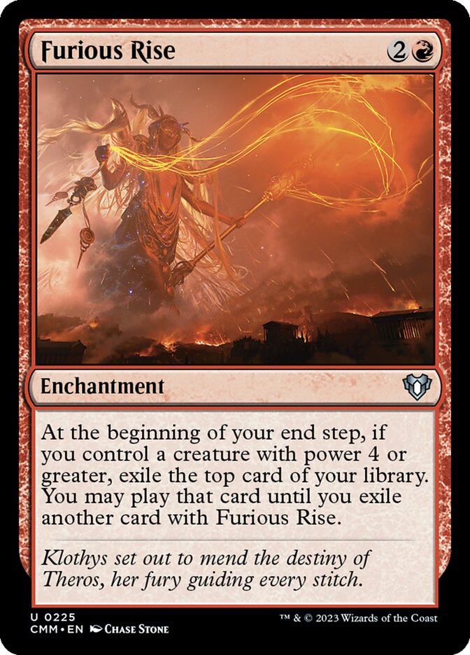 Furious Rise 225 (Commander Masters)  | Good Games Cannington