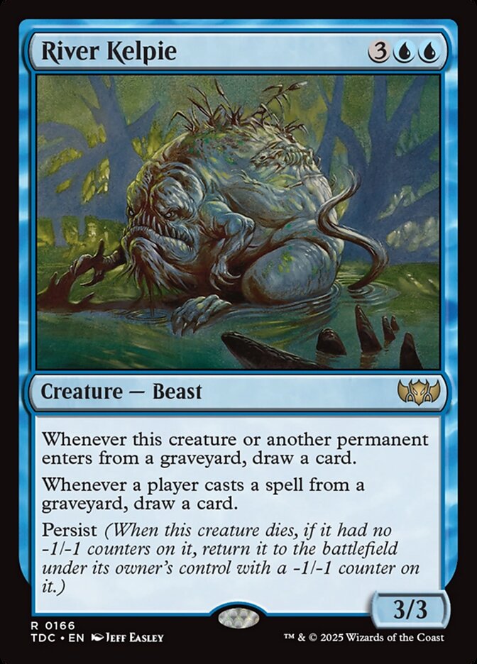 River Kelpie 166 (Commander: Tarkir: Dragonstorm)  | Good Games Cannington