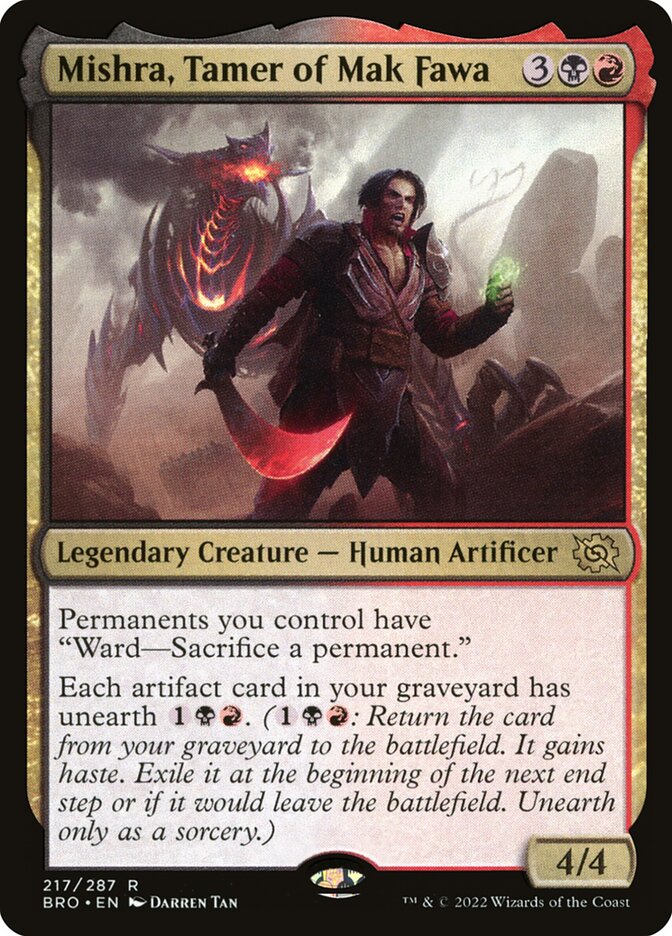 Mishra, Tamer of Mak Fawa 217/287 (The Brothers' War)  - Foil | Good Games Cannington