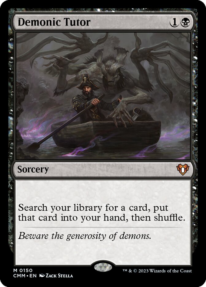 Demonic Tutor 150 (Commander Masters)  | Good Games Cannington