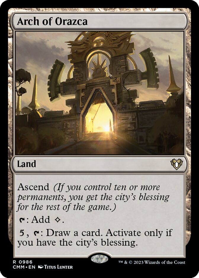 Arch of Orazca 986/451 (Commander Masters)  | Good Games Cannington