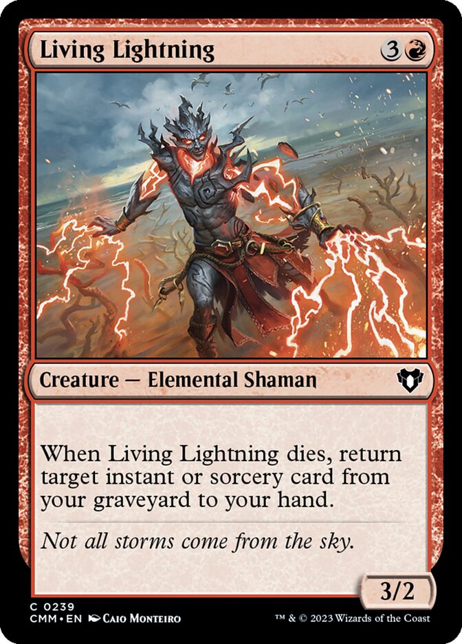 Living Lightning 239/451 (Commander Masters)  | Good Games Cannington