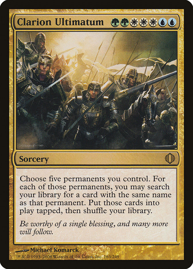 Clarion Ultimatum 163/249 (Shards of Alara)  | Good Games Cannington