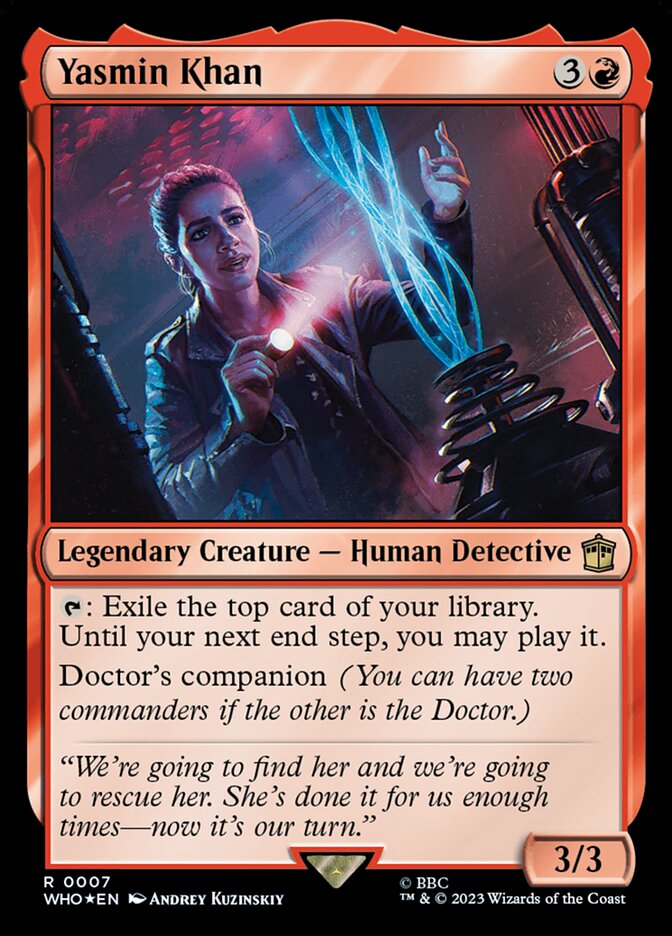 Yasmin Khan 7/331 (Universes Beyond: Doctor Who)  - Foil | Good Games Cannington