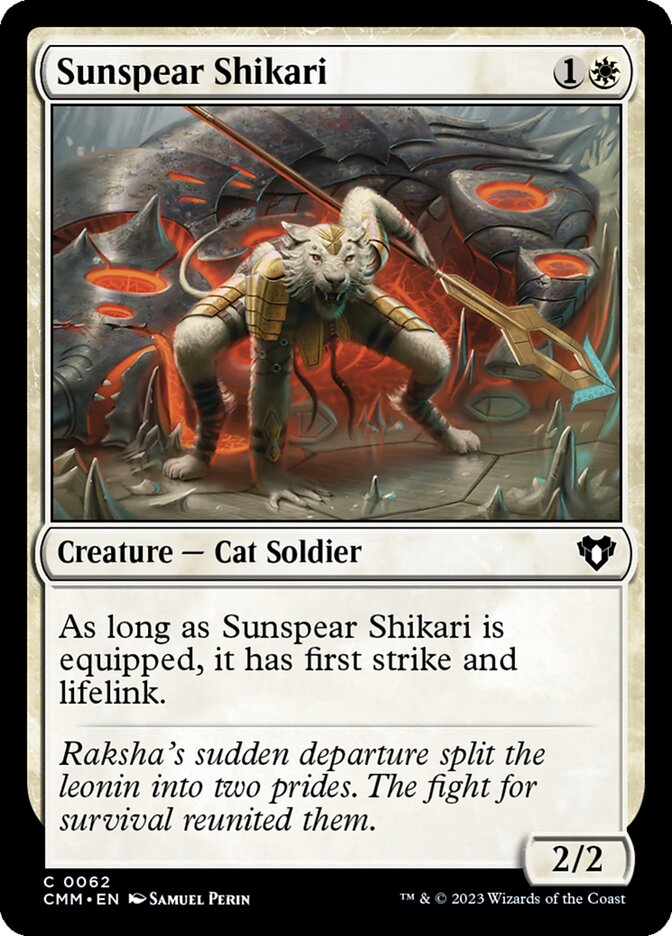 Sunspear Shikari 62 (Commander Masters)  | Good Games Cannington