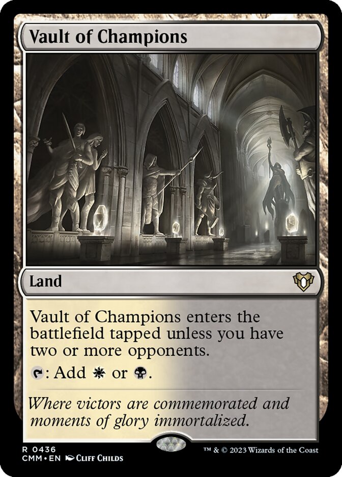 Vault of Champions 436 (Commander Masters)  | Good Games Cannington