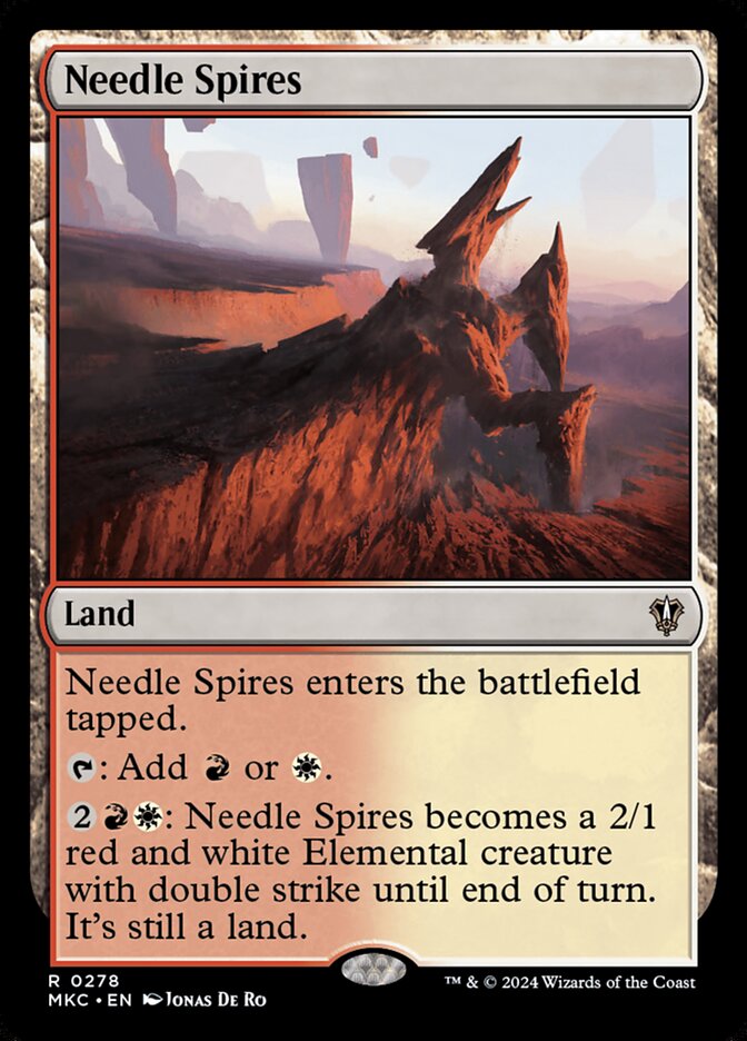 Needle Spires 278 (Commander: Murders at Karlov Manor)  | Good Games Cannington