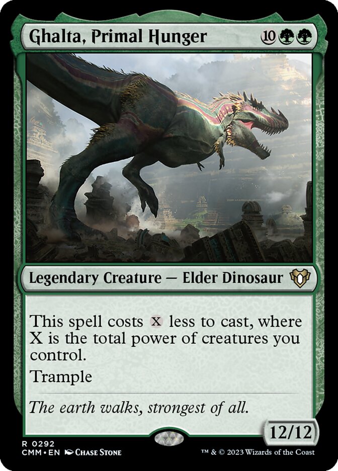 Ghalta, Primal Hunger 292 (Commander Masters)  - Foil | Good Games Cannington