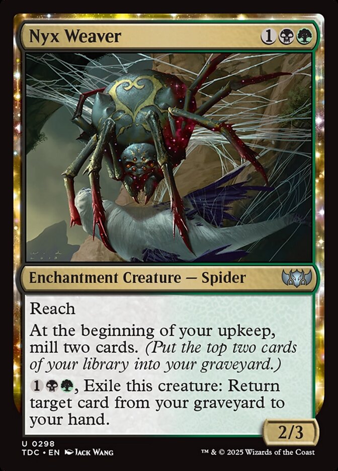 Nyx Weaver 298 (Commander: Tarkir: Dragonstorm)  | Good Games Cannington