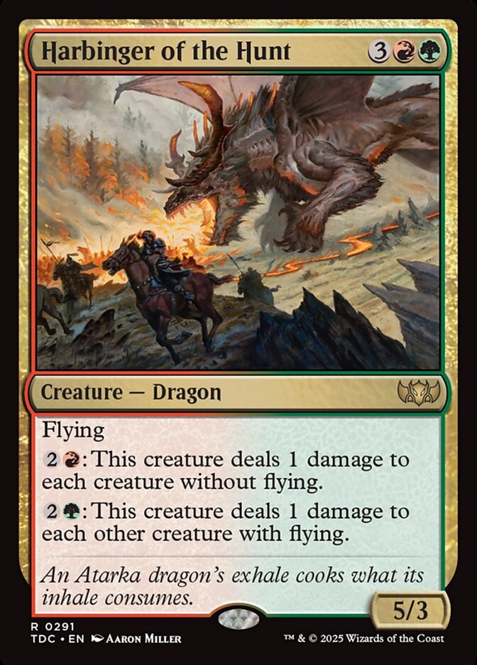 Harbinger of the Hunt 291 (Commander: Tarkir: Dragonstorm)  | Good Games Cannington