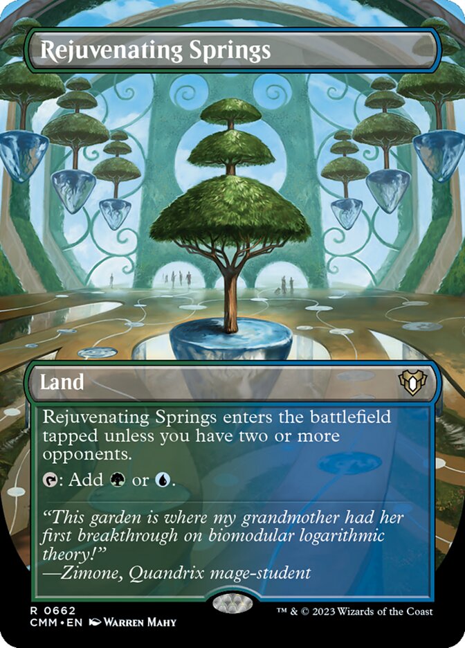 Rejuvenating Springs 662 (Commander Masters)  | Good Games Cannington