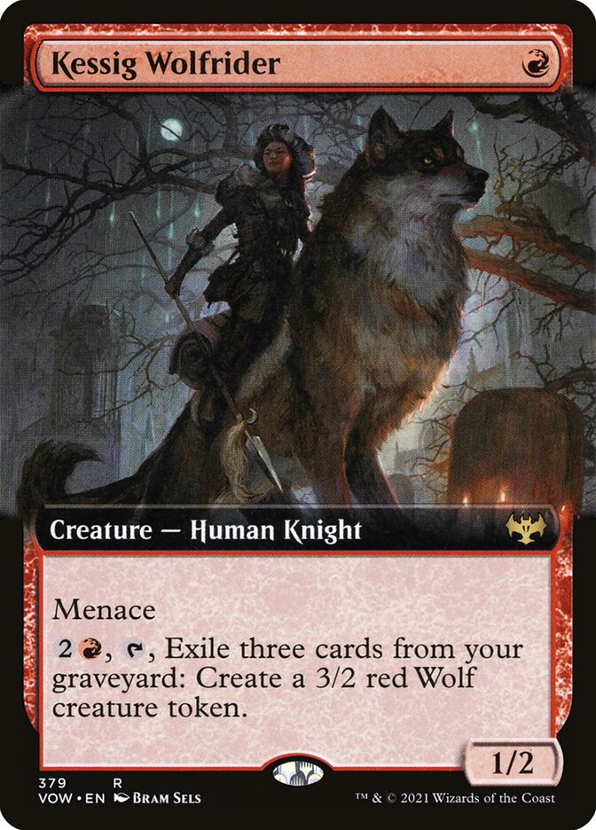 Kessig Wolfrider 379 (Innistrad: Crimson Vow)  - Foil | Good Games Cannington