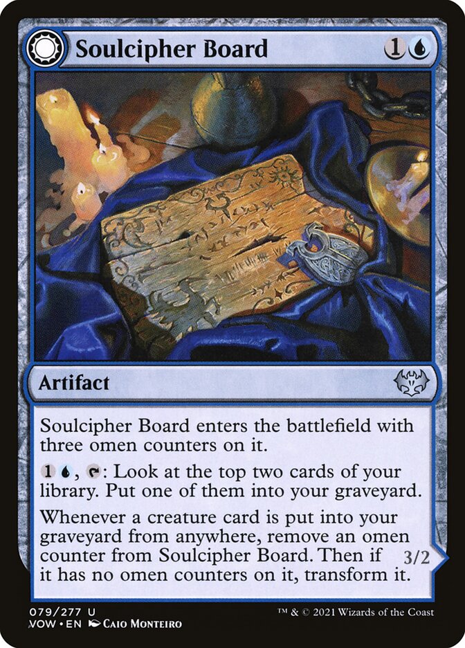 Soulcipher Board // Cipherbound Spirit 79 (Innistrad: Crimson Vow)  - Foil | Good Games Cannington