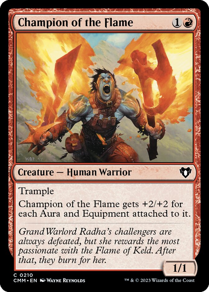 Champion of the Flame 210 (Commander Masters)  | Good Games Cannington