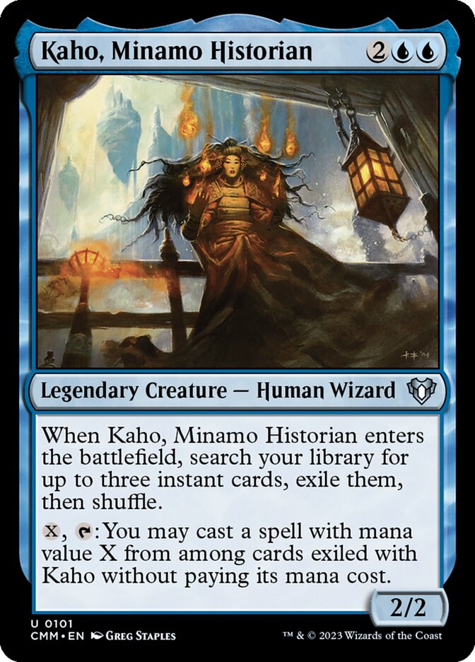 Kaho, Minamo Historian 101 (Commander Masters)  | Good Games Cannington