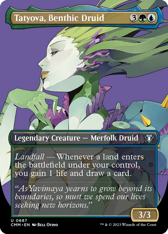 Tatyova, Benthic Druid 687 (Commander Masters)  | Good Games Cannington