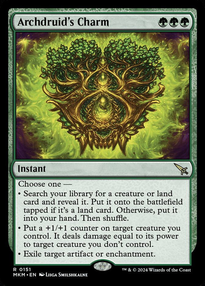 Archdruids Charm 151 (Murders at Karlov Manor)  - Foil | Good Games Cannington