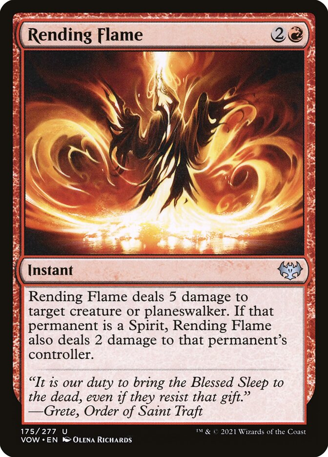 Rending Flame 175 (Innistrad: Crimson Vow)  | Good Games Cannington