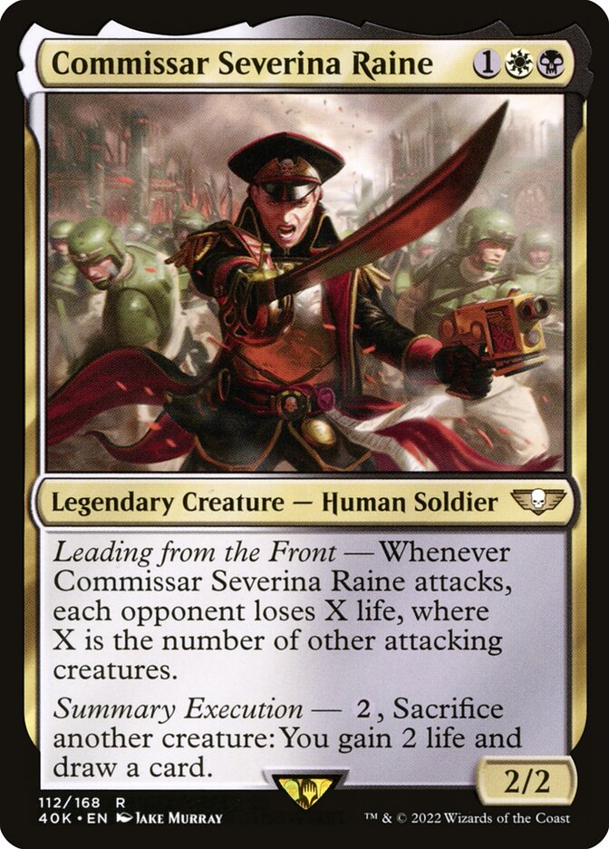 Commissar Severina Raine 112/617 (Universes Beyond: Warhammer 40,000)  | Good Games Cannington