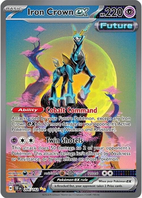 Iron Crown ex 206/162 (SV05: Temporal Forces)  - Holofoil | Good Games Cannington