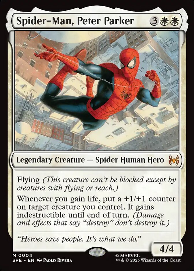 Spider-Man, Peter Parker 4/20 (Marvel's Spider-Man: Eternal-Legal)  - Foil | Good Games Cannington