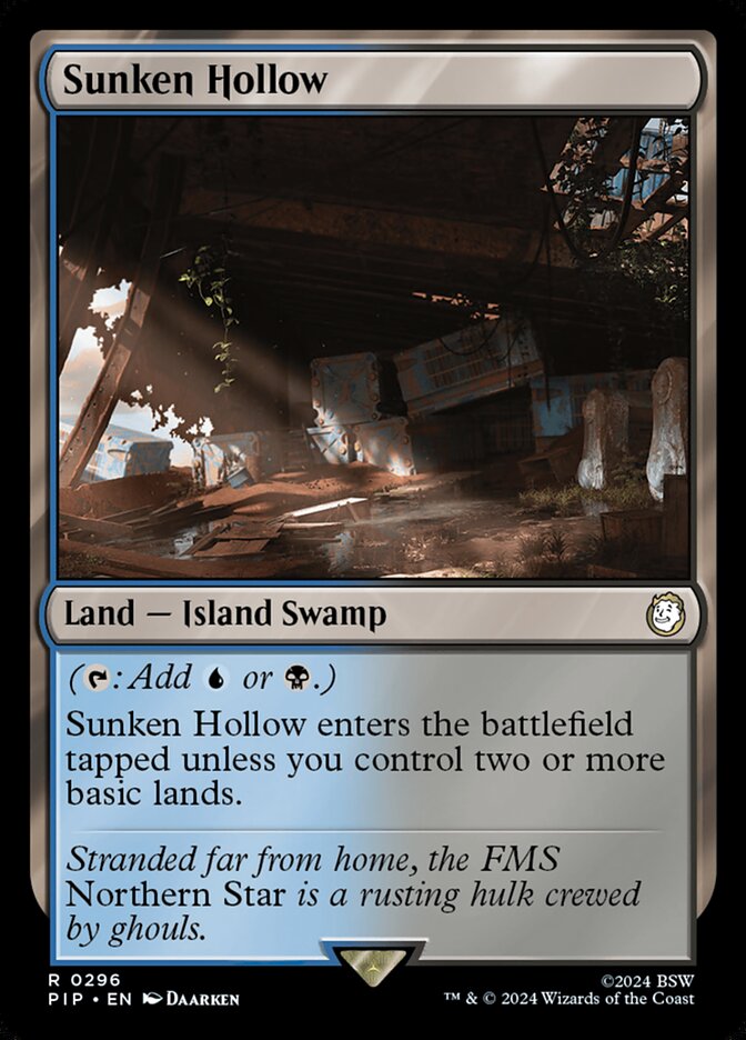 Sunken Hollow 296/326 (Universes Beyond: Fallout)  | Good Games Cannington