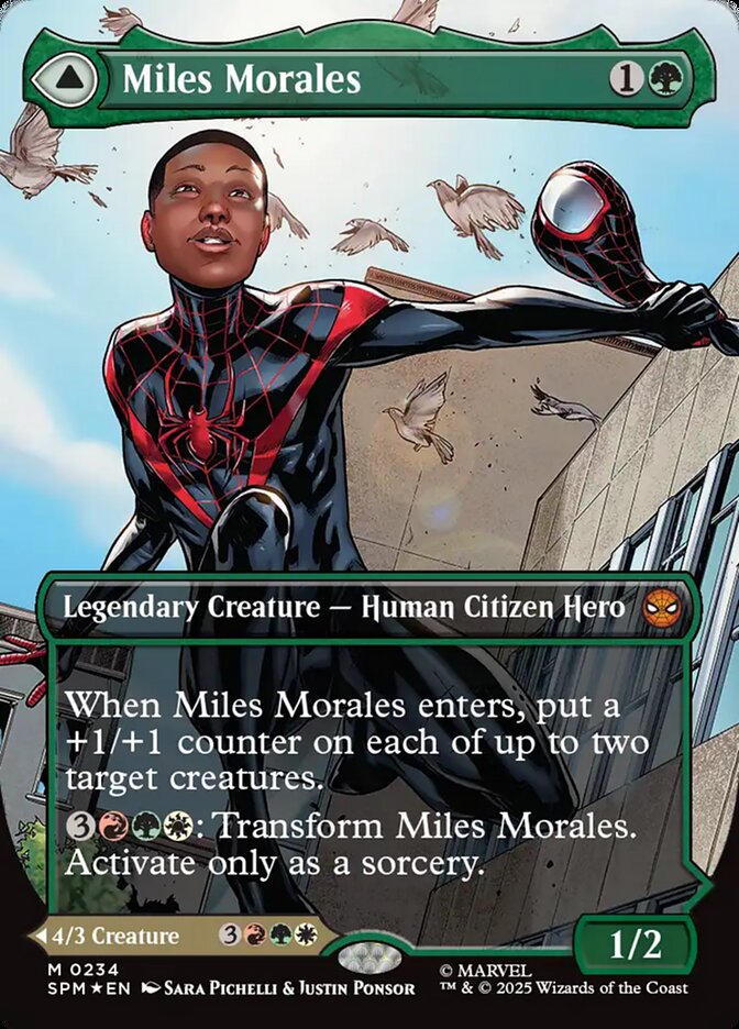 Miles Morales // Ultimate Spider-Man 234 (Marvel's Spider-Man)  - Borderless Foil | Good Games Cannington