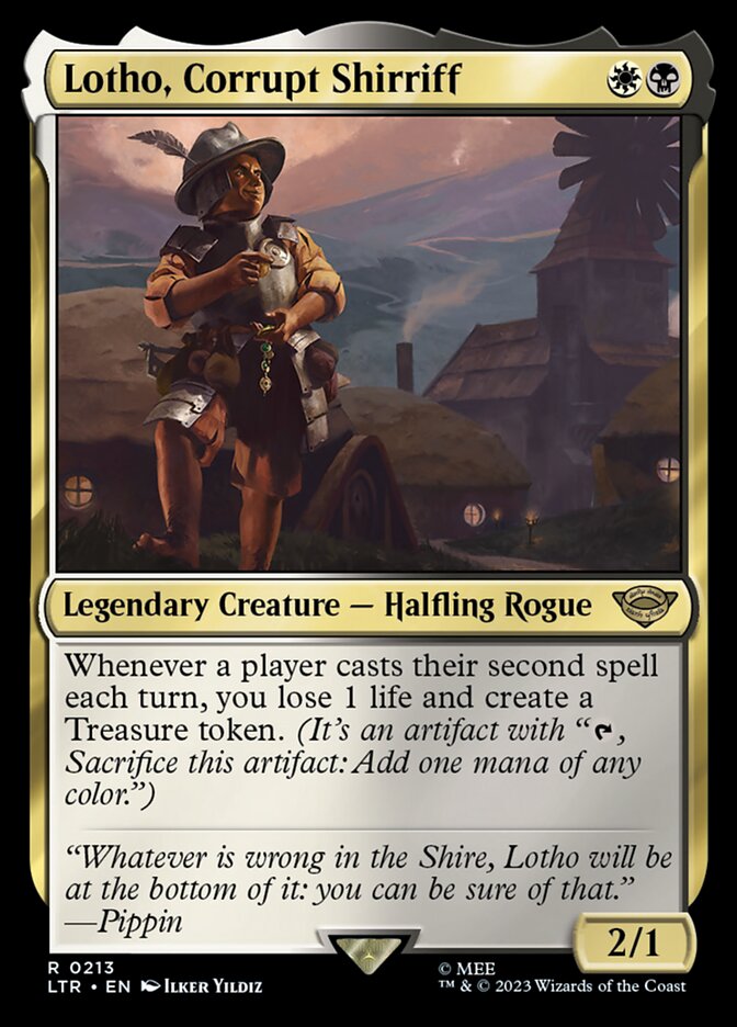 Lotho, Corrupt Shirriff 213 (Universes Beyond: The Lord of the Rings: Tales of Middle-earth)  | Good Games Cannington